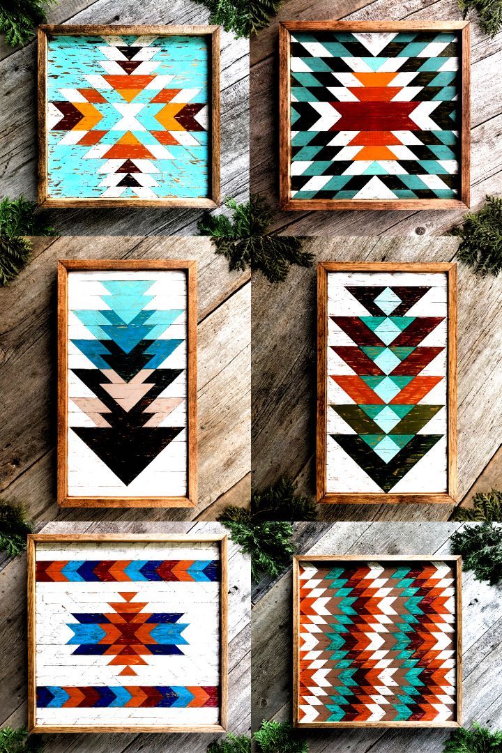 Southwestern Inspired Decorating With Geometric Wood Wall Within Newest Geometric Wood Wall Art (View 10 of 20)