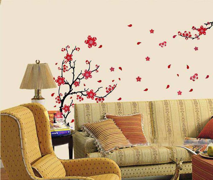 Stripes Wall Art In Well Known Modern Blossom Flower Wall Decal (View 2 of 20)