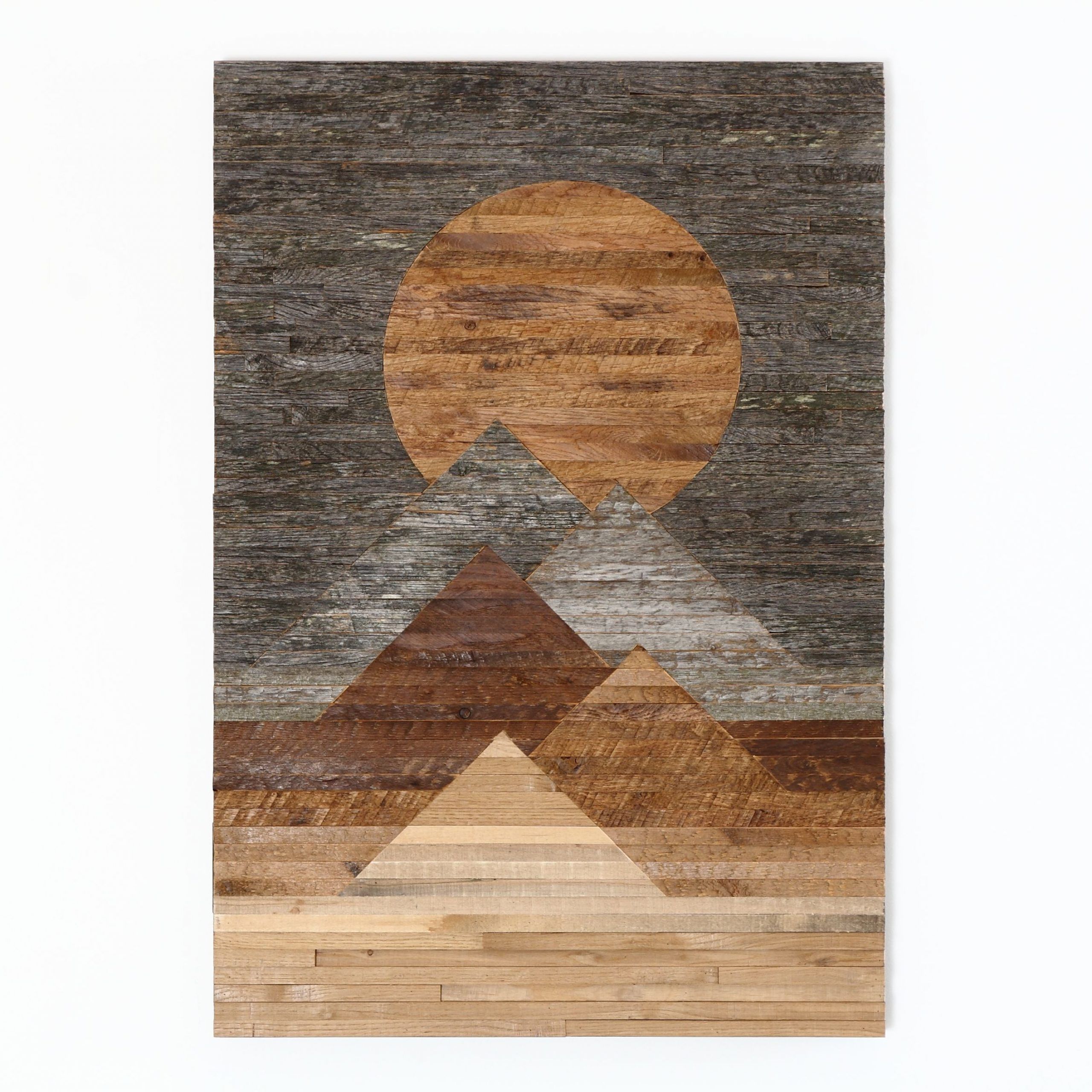 Trendy Abstract Wood Wall Art Intended For Custom Blood Moon, Abstract Art, Reclaimed Wood Wall Art (View 13 of 20)