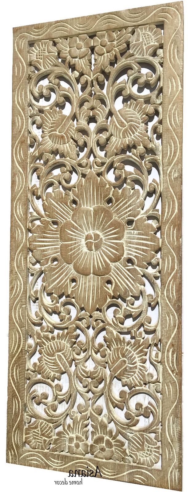 Tropical Wood Carving Wall Panels (View 6 of 20)