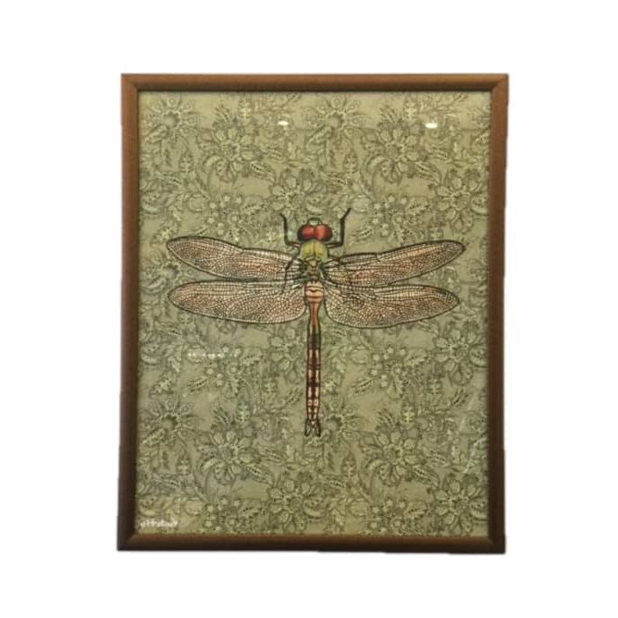 Trouva: Framed Dragonfly Print (25x20) Pertaining To Current Dragon Tree Framed Art Prints (View 11 of 20)