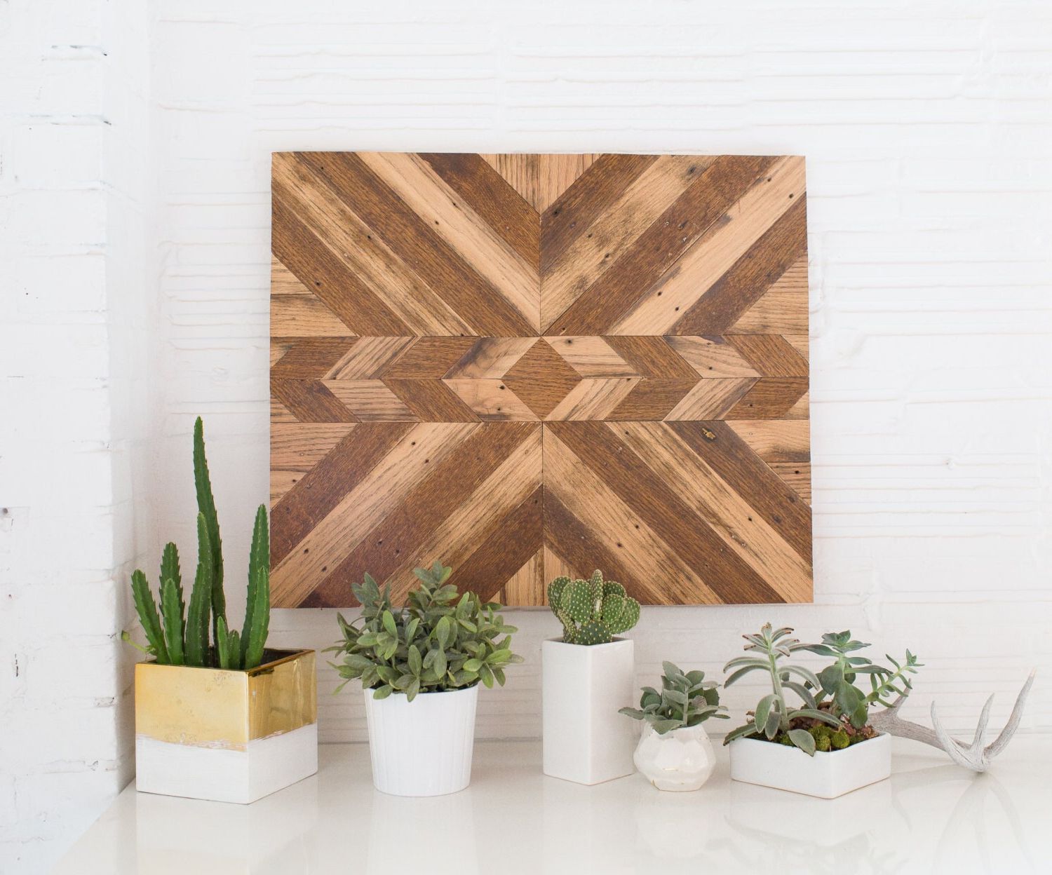 Urban Tribal Wood Wall Art Pertaining To Trendy Tribal Reclaimed Wood Wall Panel Art With Diamond And Chevron (View 13 of 20)