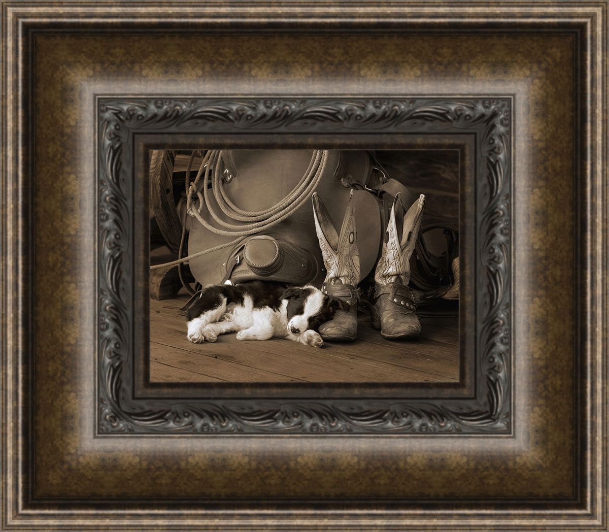 Wall Framed Art Prints With Regard To Favorite Cowboy Puppy Framed Wall Art (View 12 of 20)