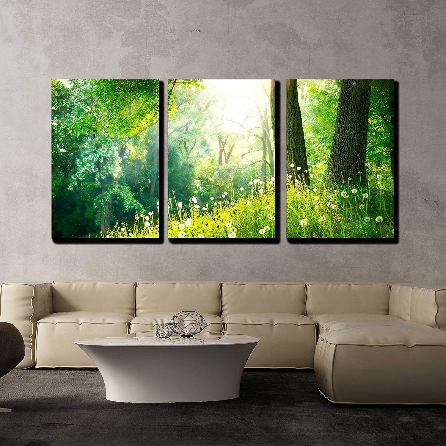 Wall26 3 Piece Canvas Wall Art – Spring Nature Beautiful Inside Well Known Natural Framed Art Prints (View 7 of 20)