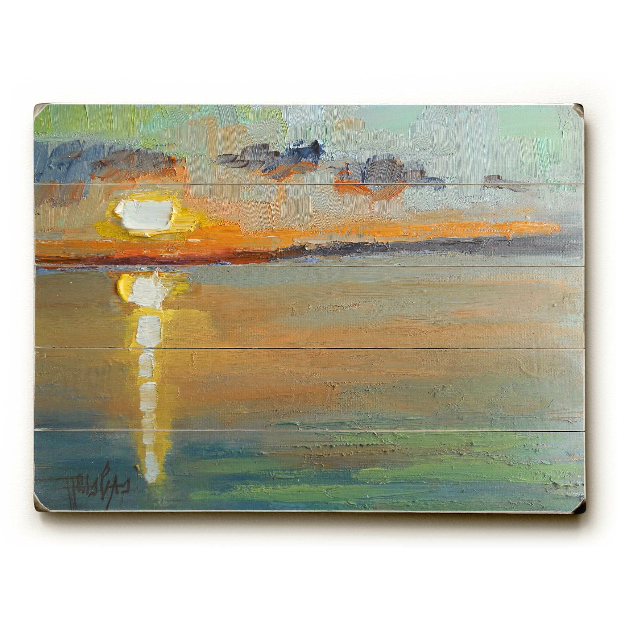 Well Known Beachcrest Home Abstract Sunset Wall Art & Reviews Throughout Sunset Wall Art (View 20 of 20)