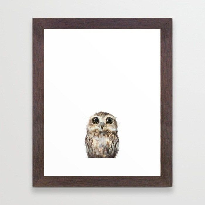 Well Known The Owl Framed Art Prints Pertaining To Buy Little Owl Framed Art Printamyhamilton (View 12 of 20)