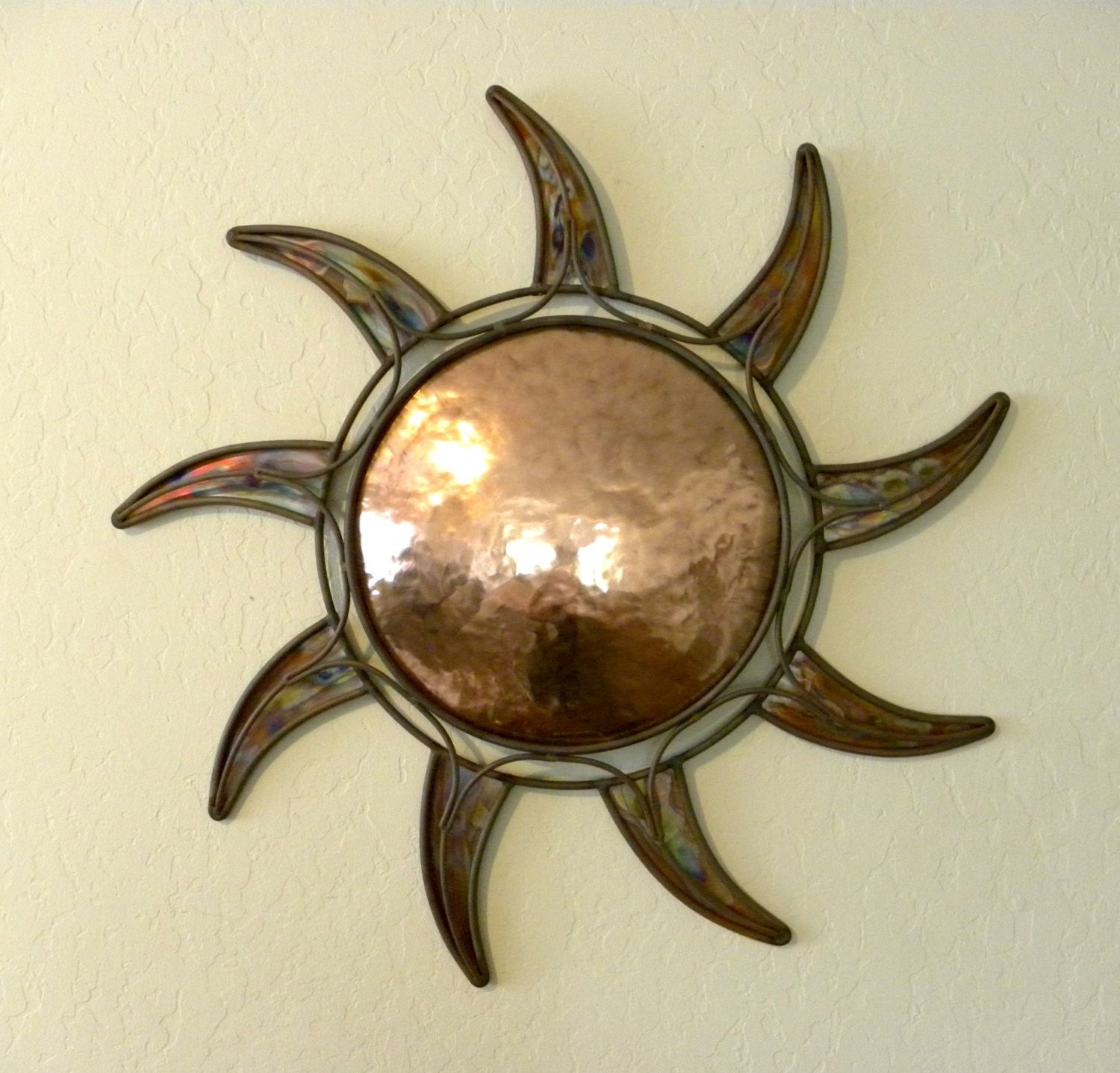 Well Liked Sun Wall Art Intended For Copper Sun Wall Art Home Decor (View 17 of 20)