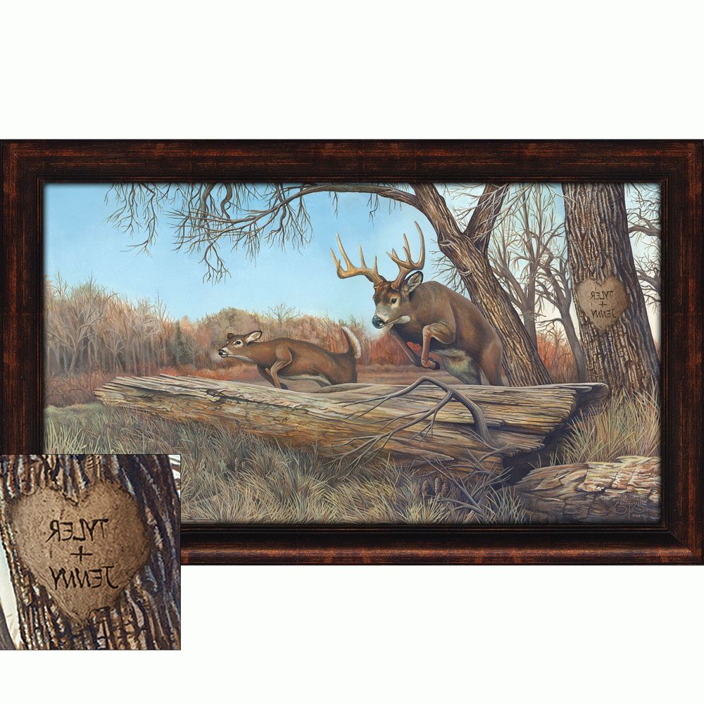 Widely Used Children Framed Art Prints Regarding Personalized Whitetail Deer Framed Print – Small (View 11 of 20)