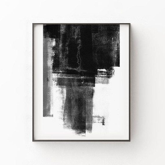 Widely Used Monochrome Framed Art Prints In Black And White Minimal Wall Art, Scandinavian Poster (View 14 of 20)
