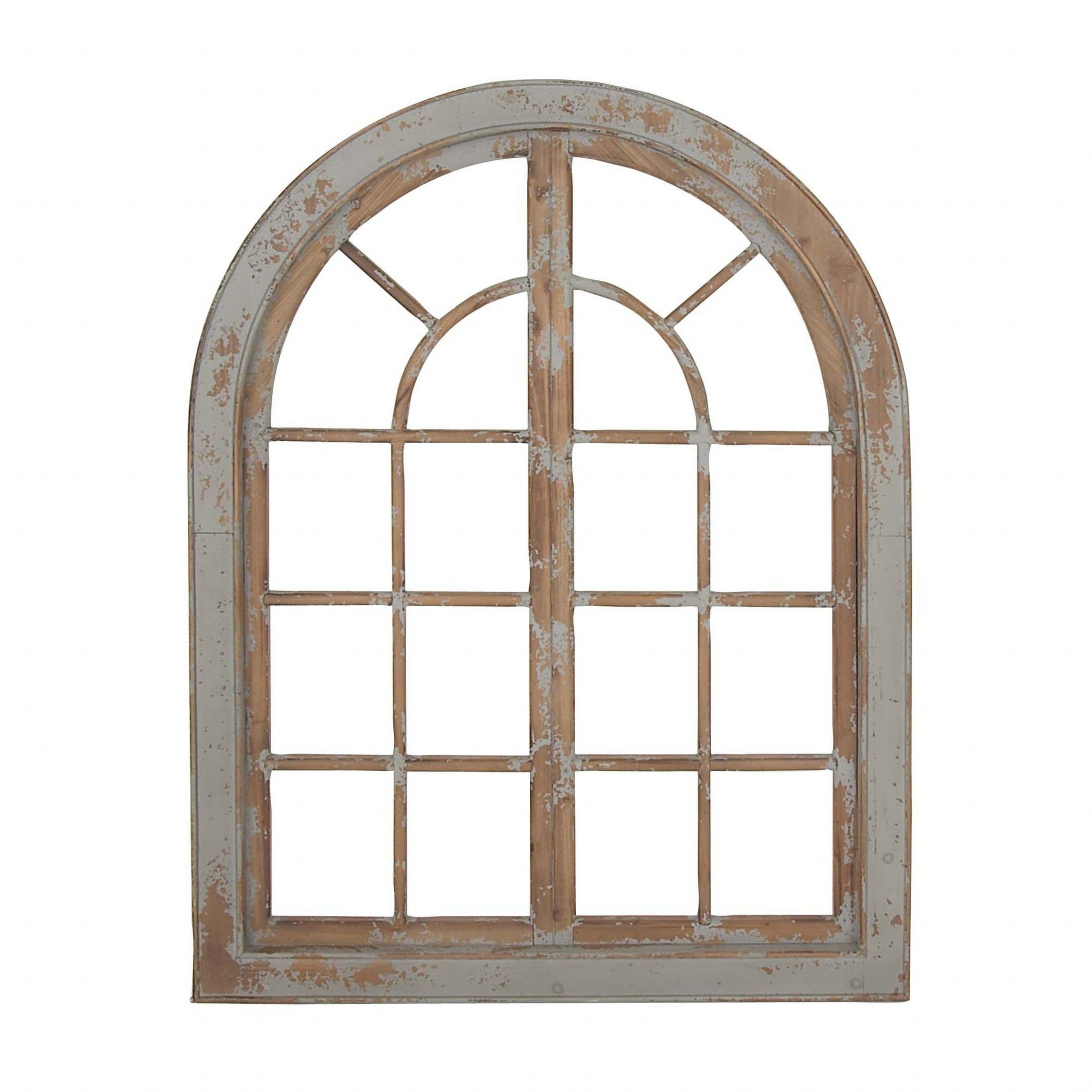 2017 Arched Metal Wall Art Regarding Distressed Rustic Southwest Arched Brown Wood Metal Wall Art Panel (View 13 of 15)