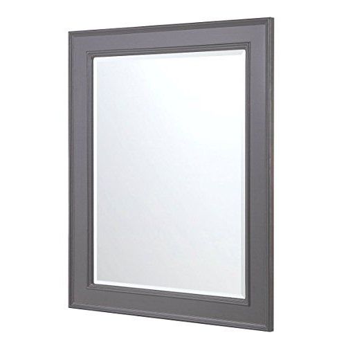 2020 Charcoal Gray Wall Mirrors In 28 Inch Bathroom Wall Mirror (charcoal Gray) Kitchen Bath Collection (View 14 of 15)