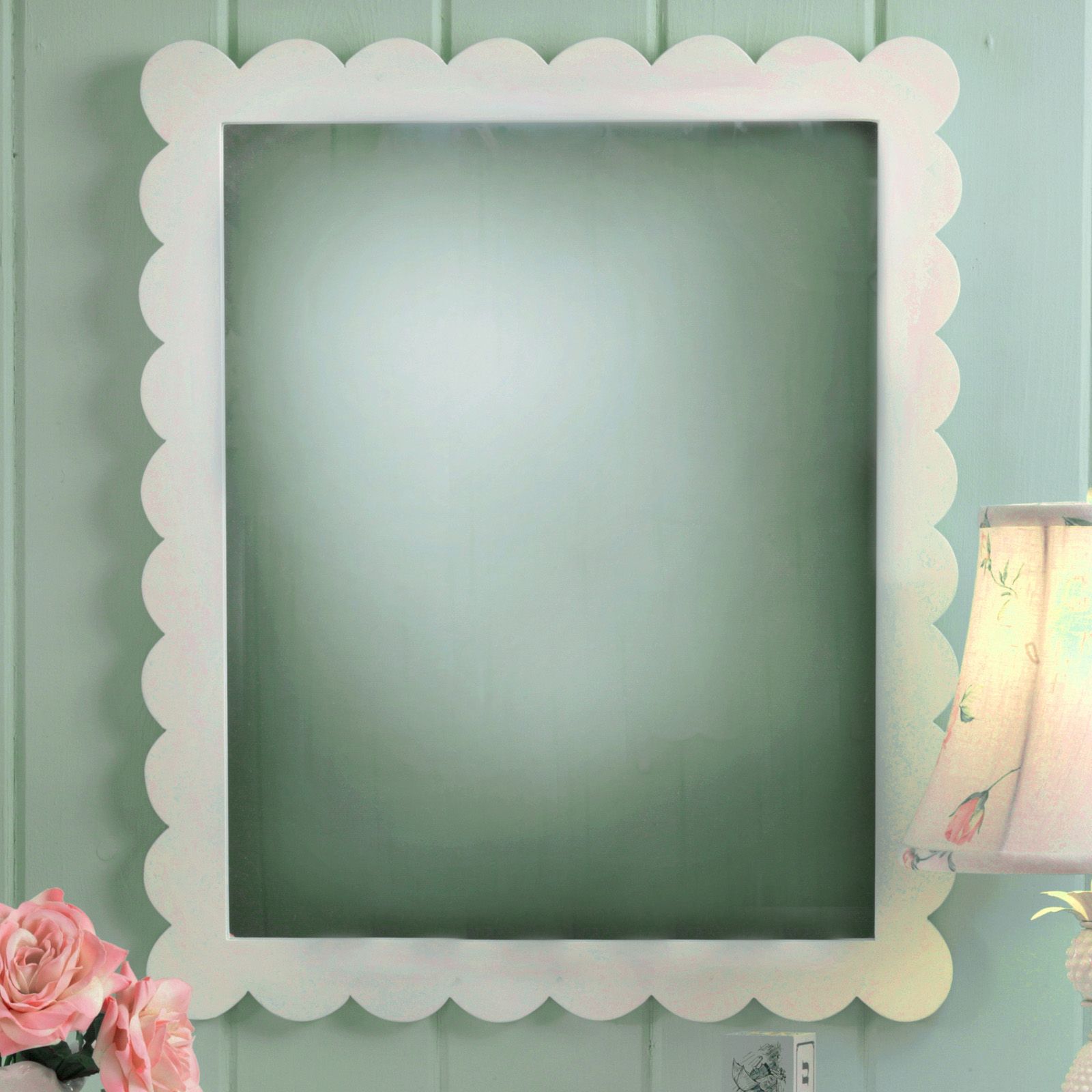 2021 New Arrivals White Scalloped Wall Mirror – Kids Mirrors At Hayneedle With Round Scalloped Wall Mirrors (View 14 of 15)