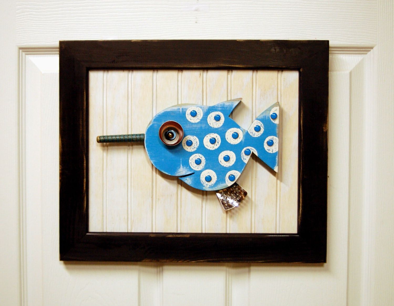 3 Dimensional Wall Art Pertaining To Widely Used Fish Wall Art 3 Dimensional Framed Recycled Narhwal Fish Oak (View 5 of 15)