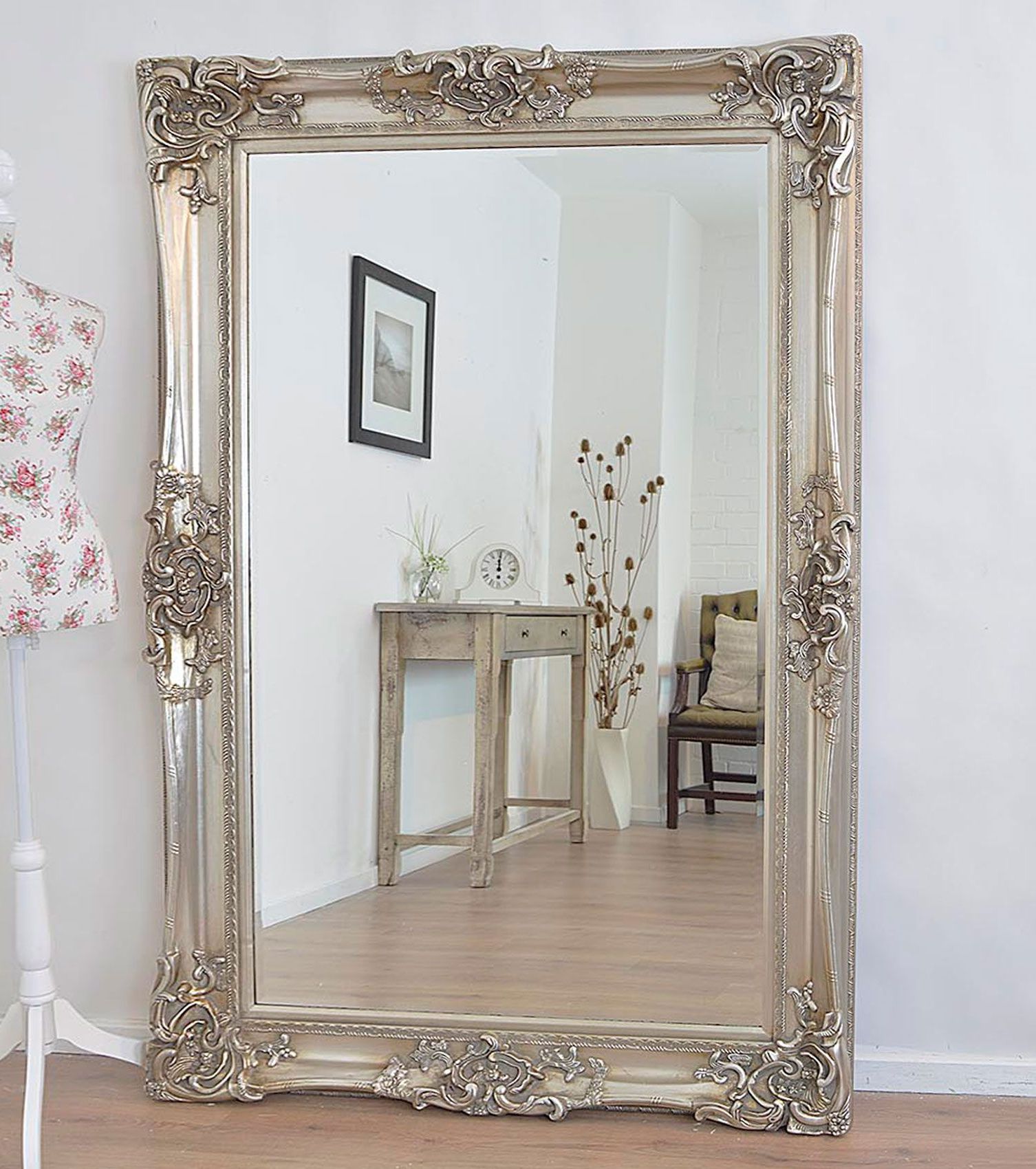 Antique Design Ornate Wall Mirror Will Make A Beautiful Addition To Any With Recent High Wall Mirrors (View 6 of 15)