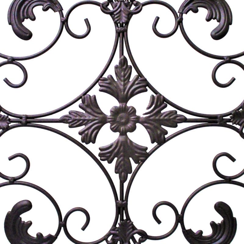 Arched Metal Wall Art With Regard To Well Liked Metal Wall Decor, Decorative Victorian Style Hanging Art, Steel Decor (View 7 of 15)