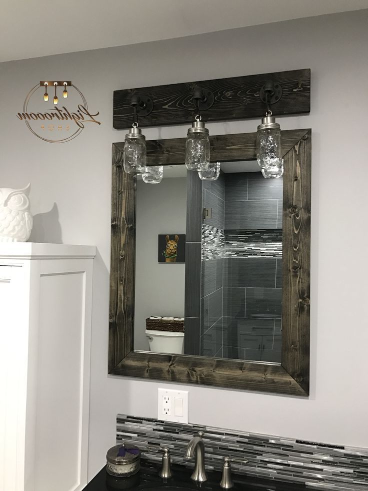 Best And Newest Black Wood Wall Mirrors With Regard To Pin On Mirror (View 15 of 15)