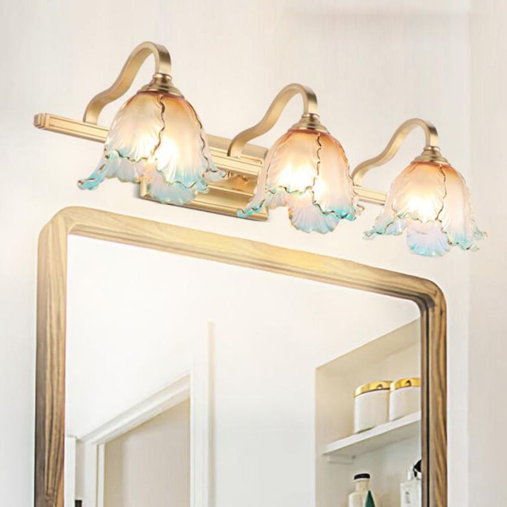 Best And Newest Gold Led Wall Mirrors With Regard To 7w/14w/21w Luxury Led Wall Sconce Light Bathroom Mirror Front Lamp (View 9 of 15)