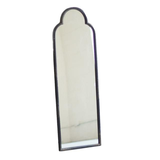 Black Metal Arch Wall Mirrors With Regard To Recent Arched Top Antique Black Metal Frame Wall Mirror 48 Inch Elegant Tall (View 11 of 15)