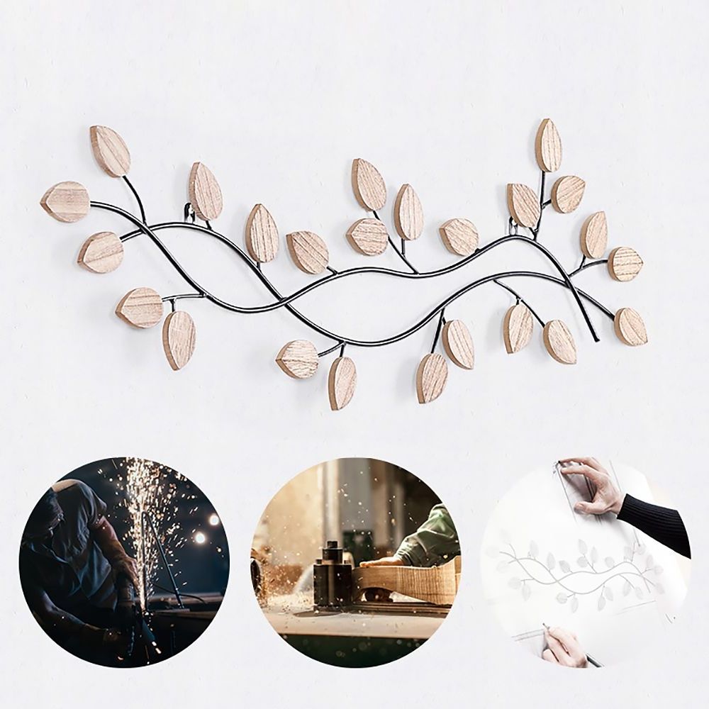 Branches Metal Wall Art Regarding Favorite 1060mm X 330mm Metal Natural Branches Leaf Home Wall Decor (View 1 of 15)