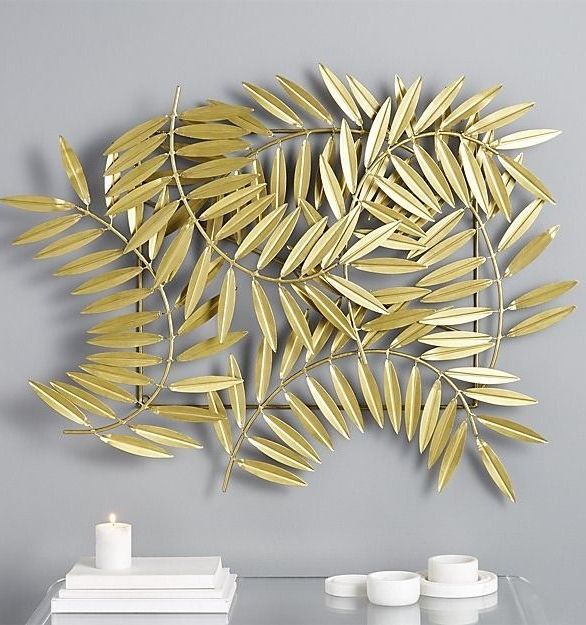 Brushed Gold Wall Art In Most Current Branch Out (View 11 of 15)