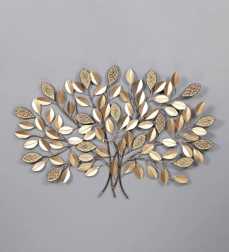 Buy Gold Wrought Iron Decorative Wall Artglobal Glory Online Within Preferred Sparks Metal Wall Art (View 11 of 15)