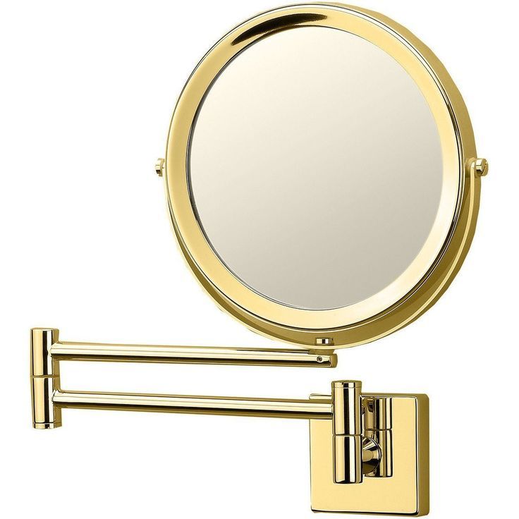 Ceiling Hung Satin Chrome Wall Mirrors Intended For Famous Dwba Bath Collection Bath Collection Wall Mounted 3x Cosmetic Makeup (View 10 of 15)