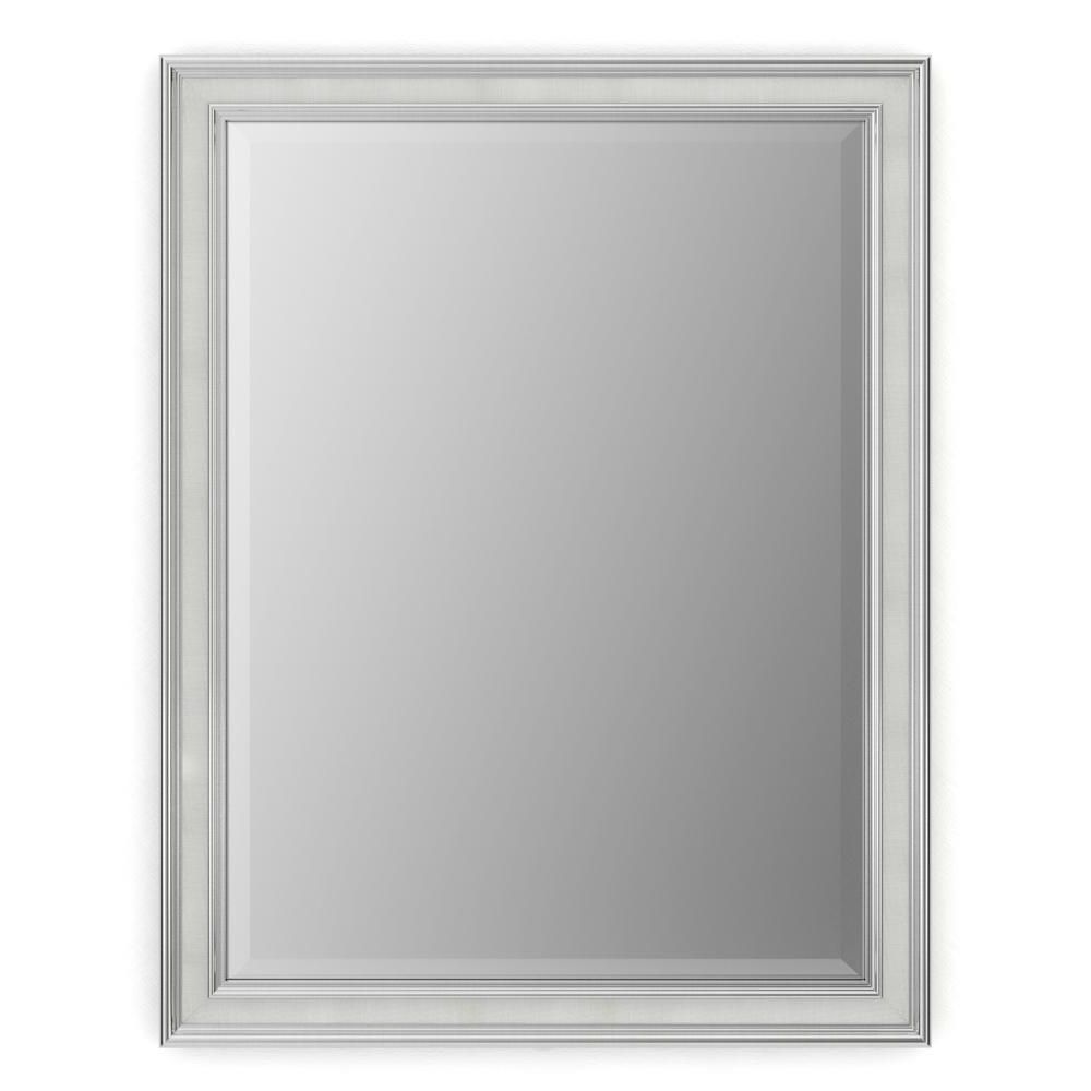 Chrome Rectangular Wall Mirrors Regarding Most Recent Delta 23 In. X 33 In (View 15 of 15)