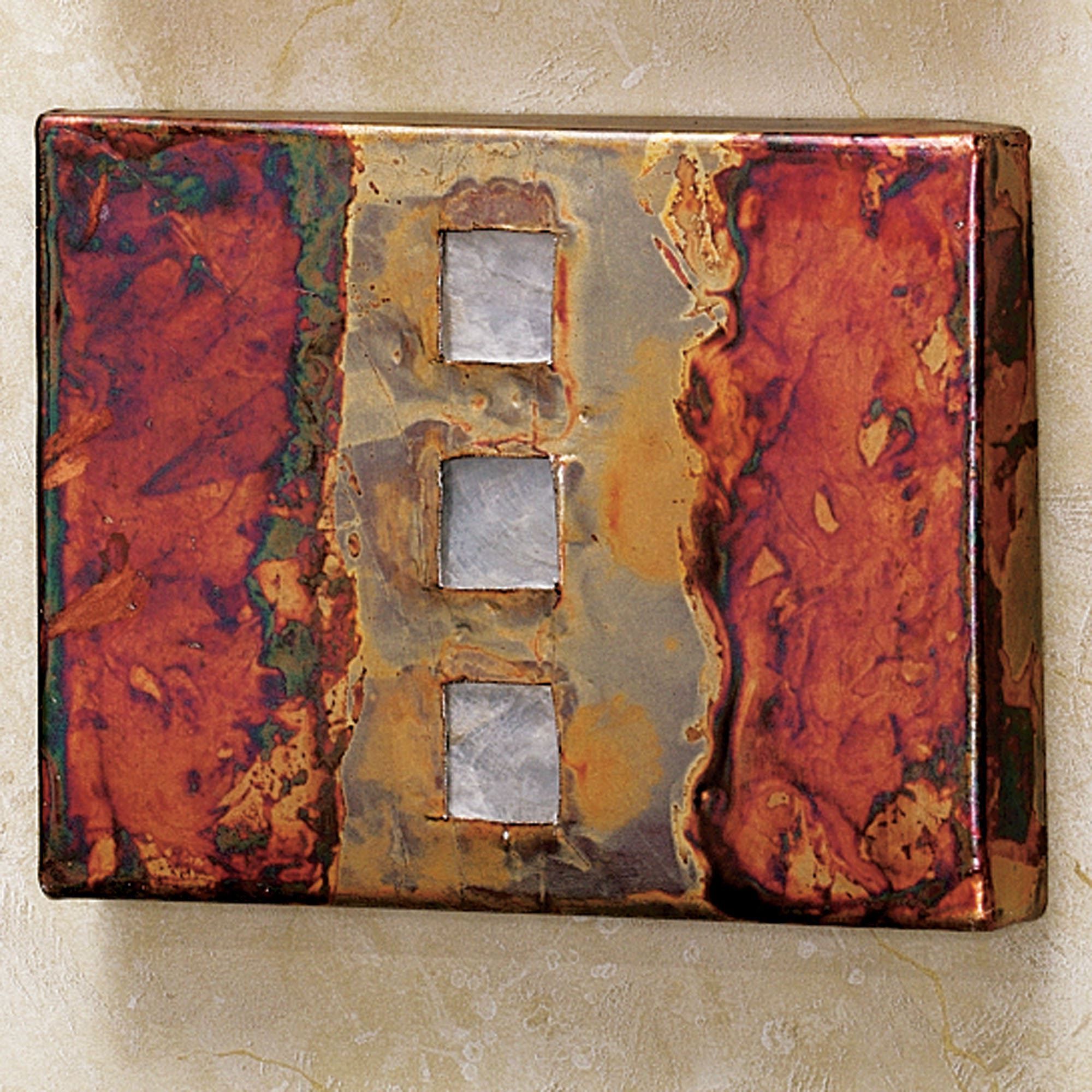 Copper Metal Wall Art With Regard To Most Recently Released Copper Studio Metal Wall Art Plaque Set (View 4 of 15)