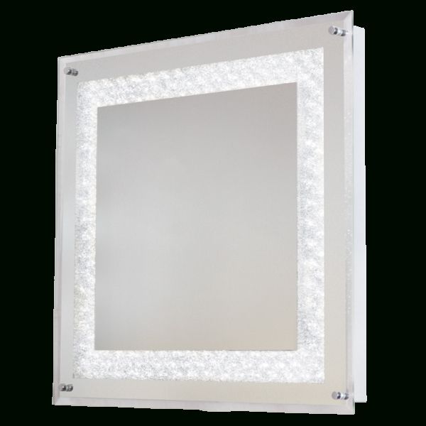 Current Edge Lit Square Led Wall Mirrors With Crystal Square Led Mirror #lights #green #design #eco #solar #pendant # (View 10 of 15)