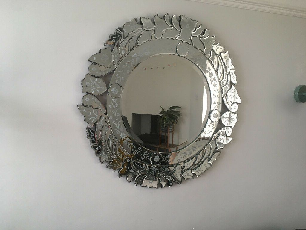 Current Large Round Silver Wall Mirror (View 6 of 15)