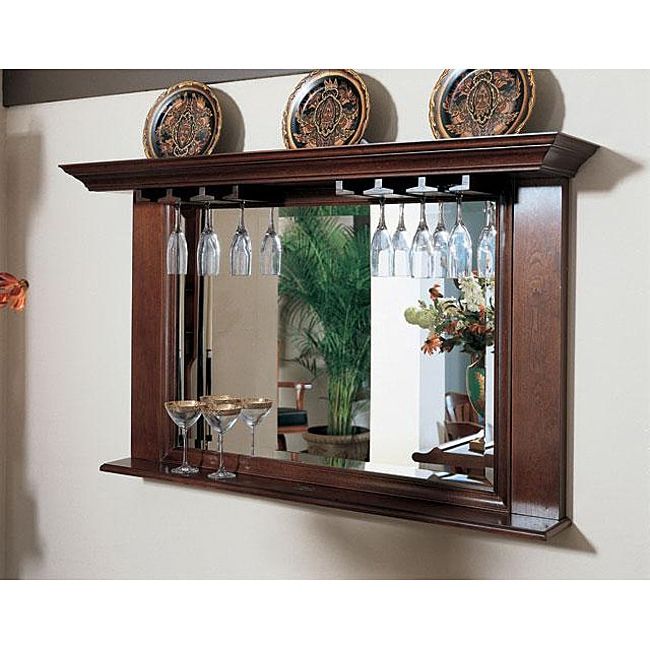 Elliott Bar Mirror And Display – Free Shipping Today – Overstock With Regard To Most Popular Glass 4 Piece Wall Mirrors (View 7 of 15)