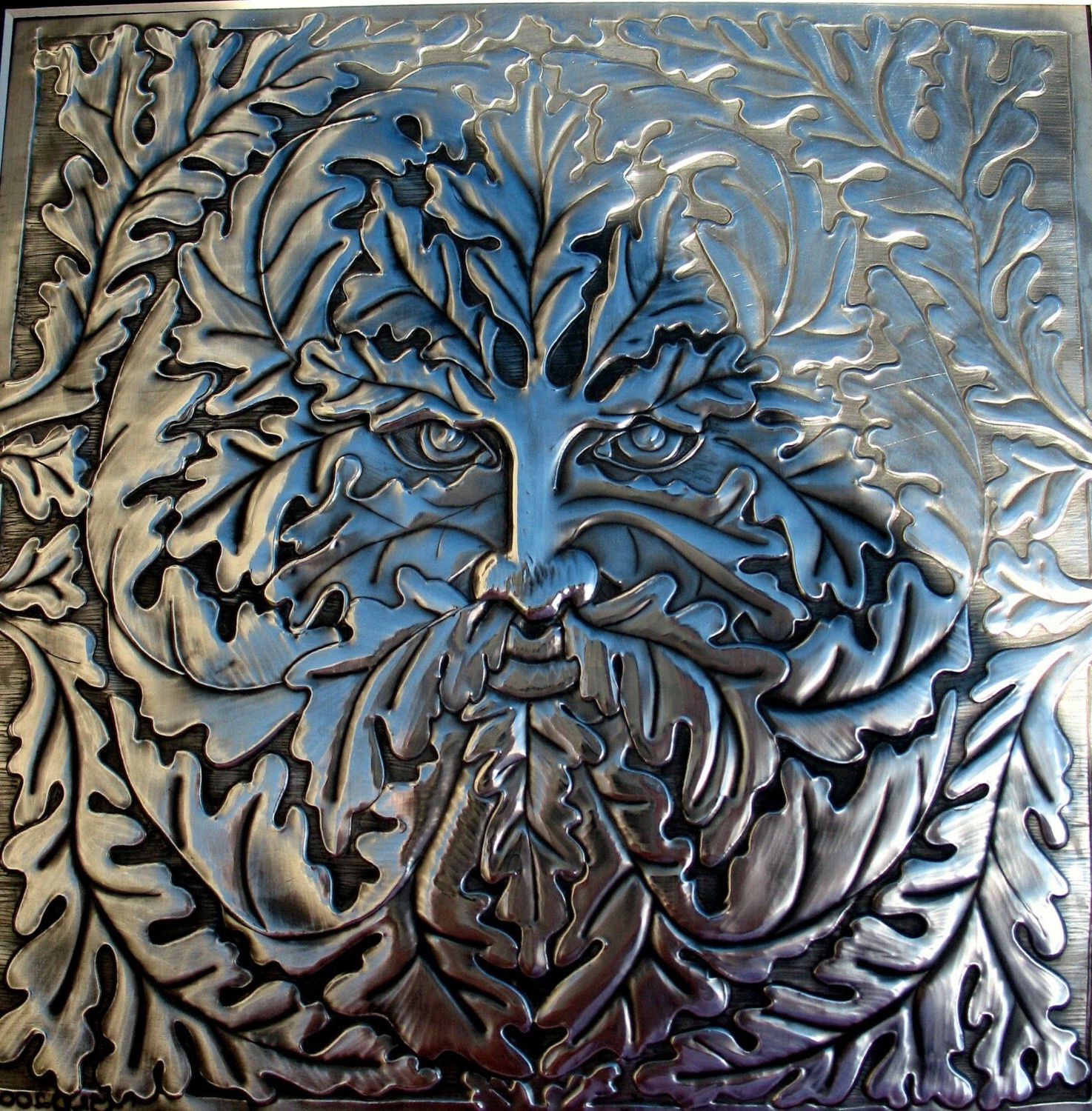 Etsy For Pewter Metal Wall Art (View 1 of 15)