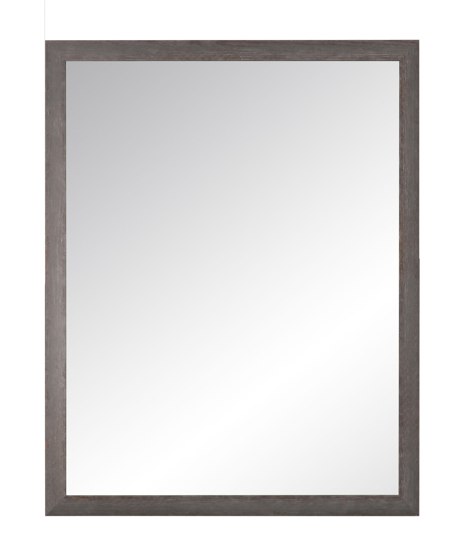 Famous Charcoal Farmhouse Gray Square Or Diamond Wall Mirror 29.5'' X  (View 6 of 15)