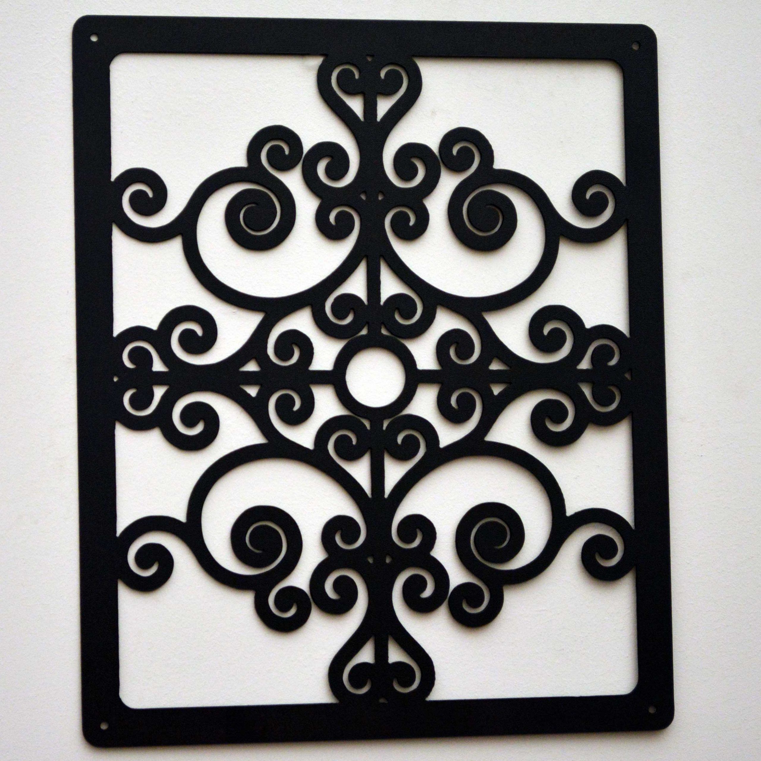 Famous Scrollwork Metal Wall Art With Scroll Decor Wall Panel, Home Decor (View 13 of 15)