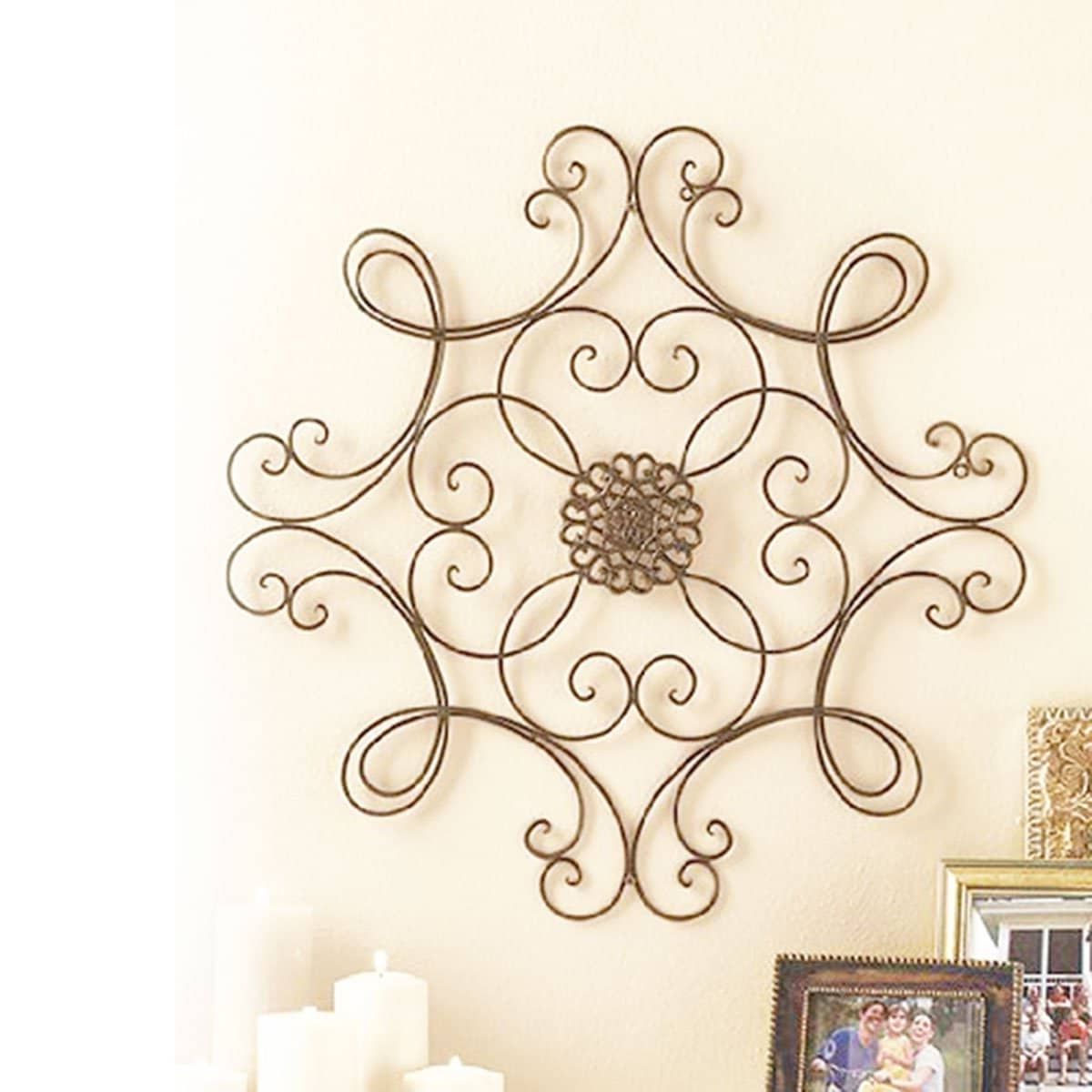 Fashionable Metal Scroll Wall Decor – Ideas On Foter Within Scrollwork Metal Wall Art (View 8 of 15)
