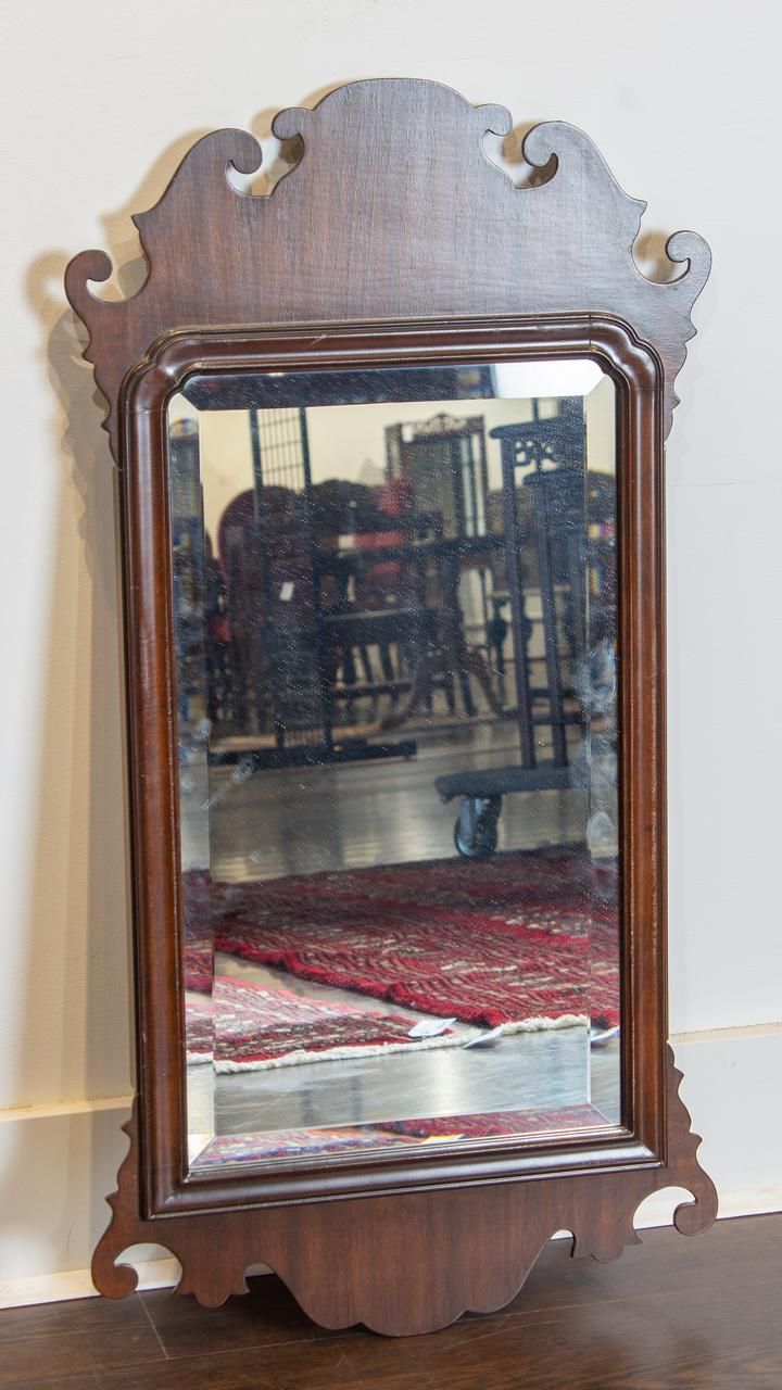 Favorite Lot – A Mahogany 18th Century Style Wall Mirror (View 8 of 15)