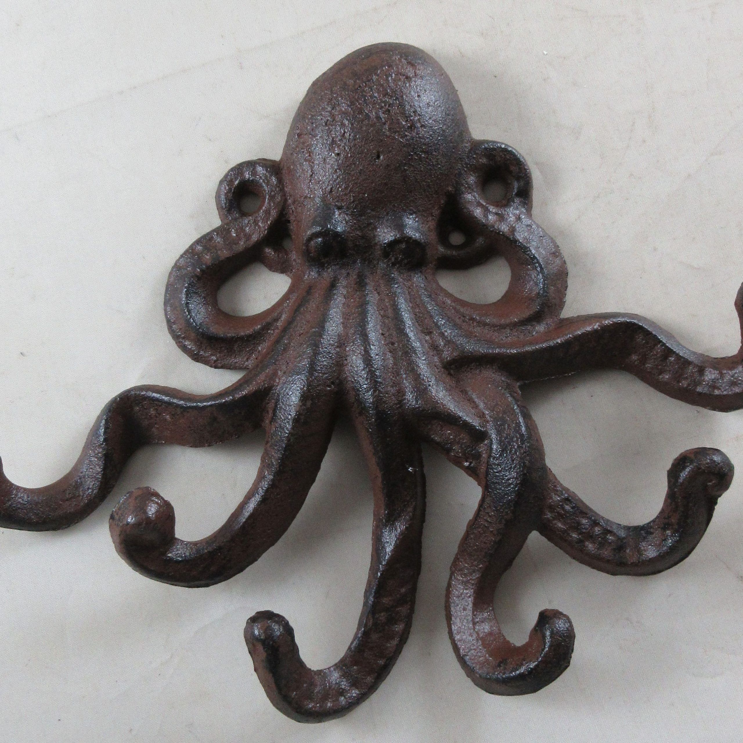 Favorite Nautical Cast Iron Octopus Wall Decor – Walmart – Walmart With Regard To Octopus Metal Wall Sculptures (View 1 of 15)