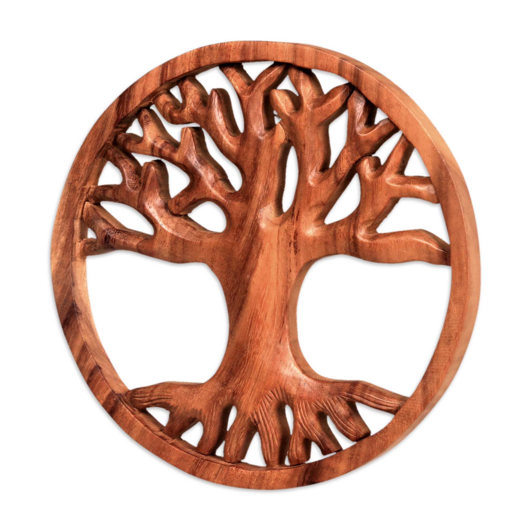 Favorite Spiral Circles Metal Wall Art With Wood Relief Panel, 'living Tree' (View 12 of 15)