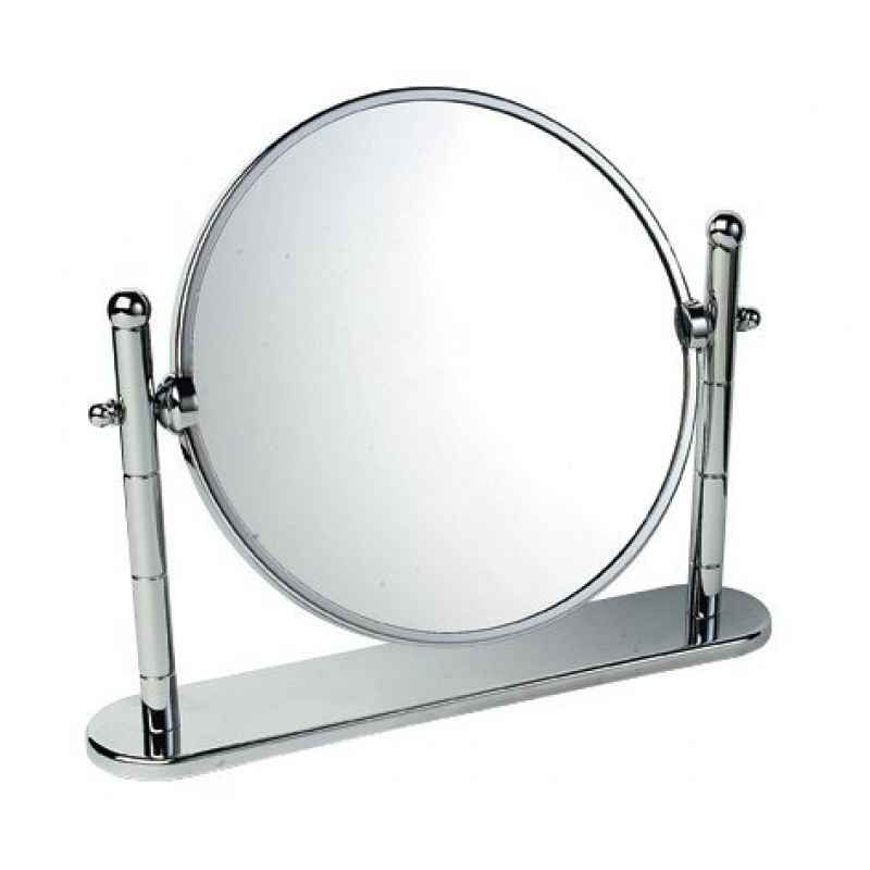 Freestanding Vanity Mirrors In Most Recent Single Sided Chrome Makeup Stand Mirrors (View 5 of 15)