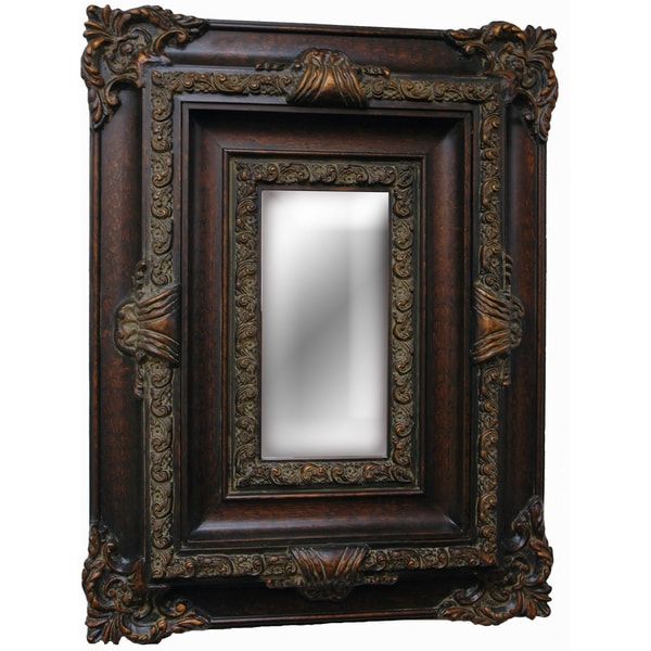 Gold Decorative Wall Mirrors With 2020 Shop Rectangular Framed Dark Gold Decorative Wall Mirror – Free (View 14 of 15)