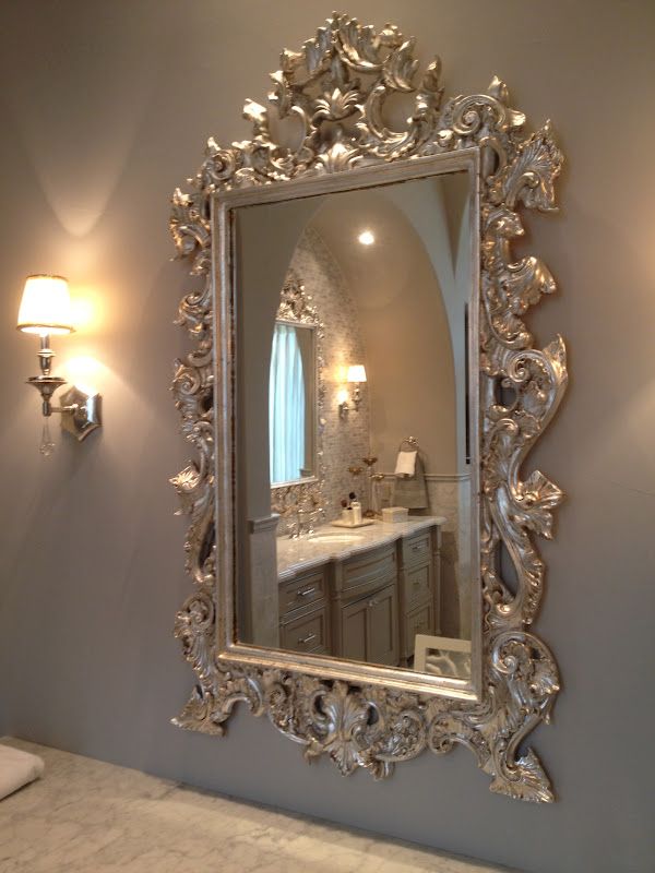 Gold Leaf Metal Wall Mirrors Inside Most Recent Linde Browning Design: Silver Leafed Mirrors (View 11 of 15)
