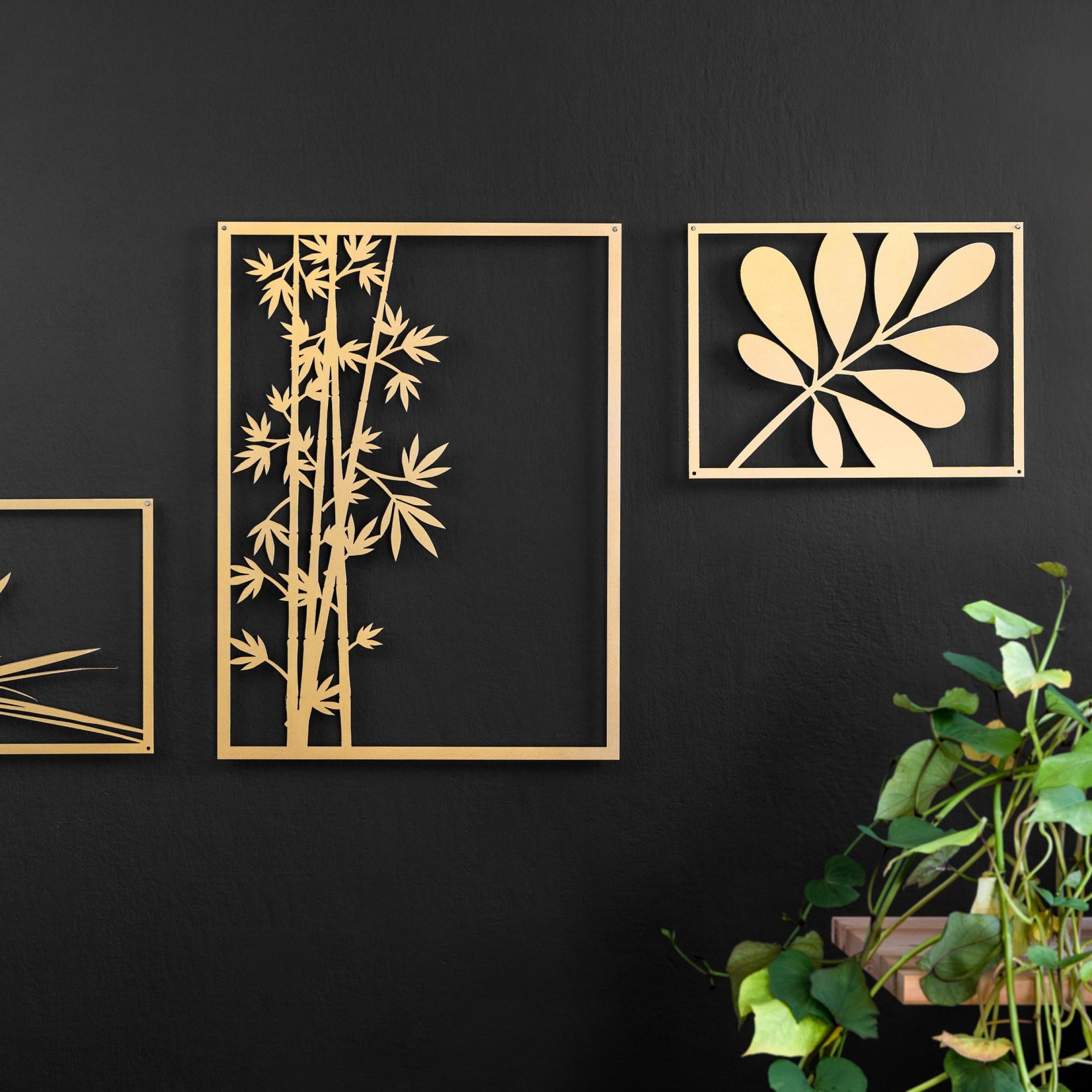 Gold Metal Wall Art Leaves – Arts Garage Intended For Most Current Leaf Metal Wall Art (View 3 of 15)