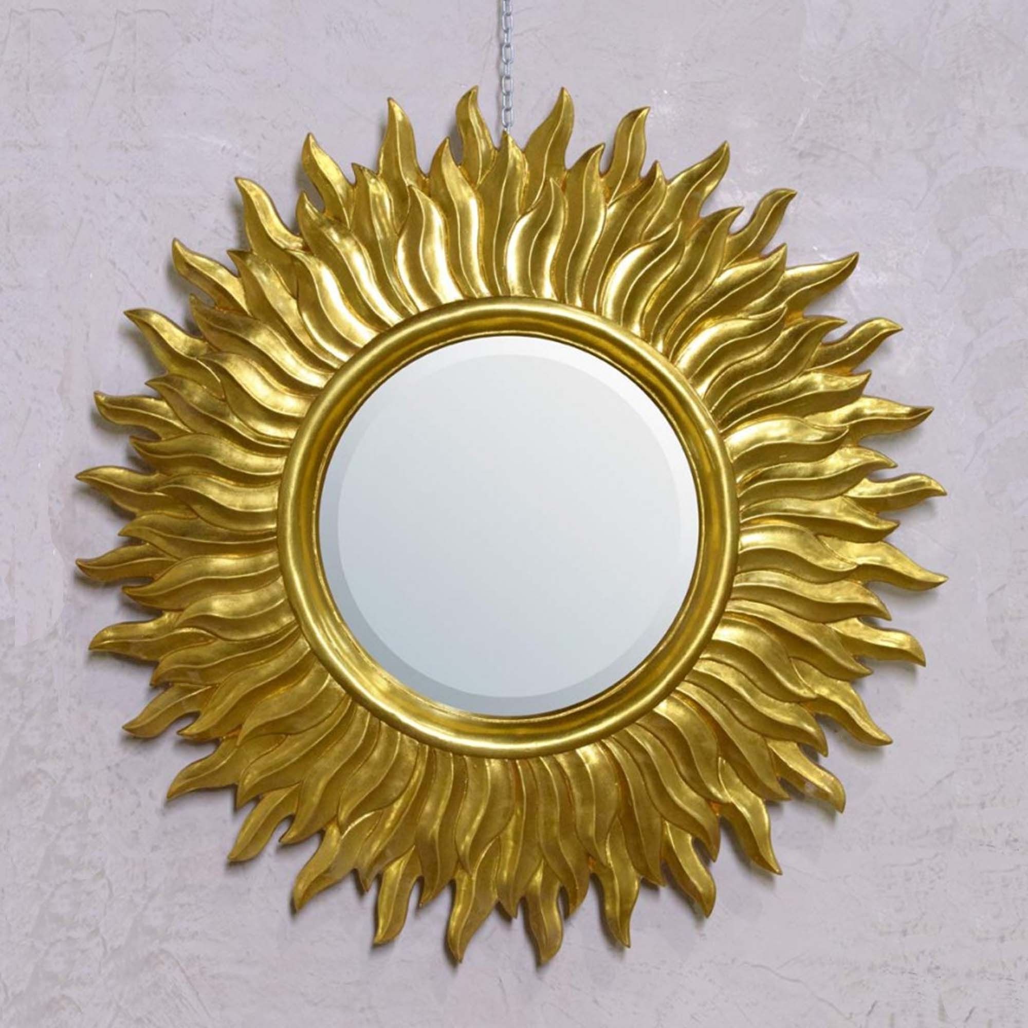 Gold Sunburst Decorative Wall Mirror (View 15 of 15)