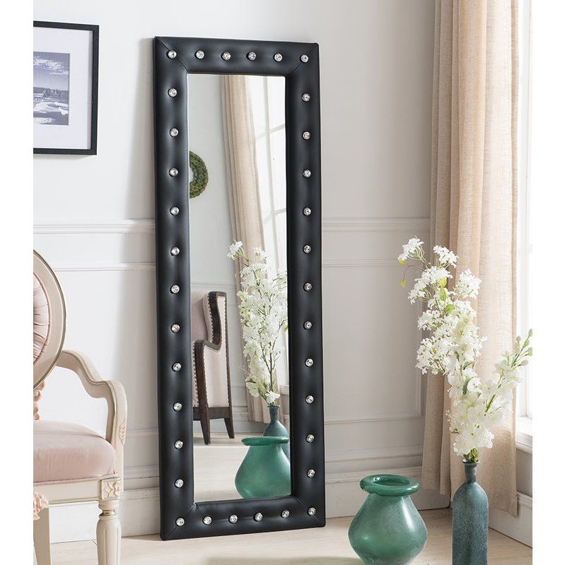 Inroom Designs Tufted Full Length Mirror & Reviews (View 4 of 15)