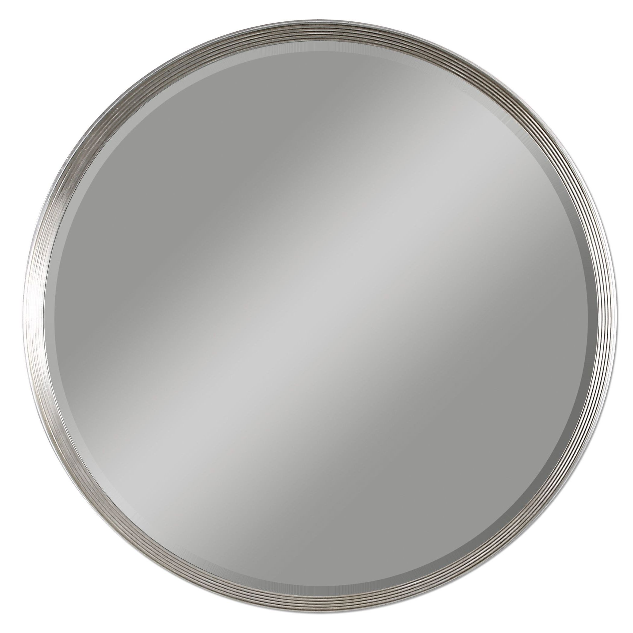 Latest Serenza Round Silver Mirror From Uttermost (14547) (View 14 of 15)
