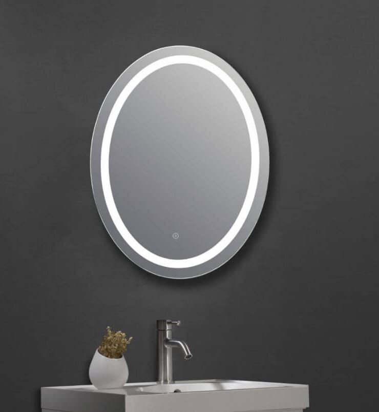 Led Mirror Oval Border Light – Otc Tiles & Bathroom With Famous Edge Lit Oval Led Wall Mirrors (View 6 of 15)