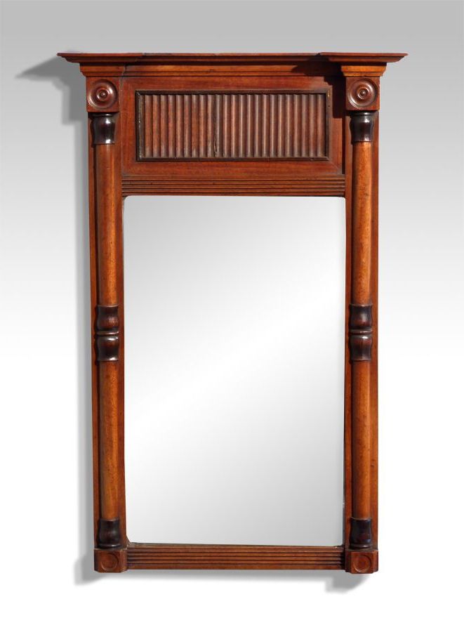 Mahogany Accent Wall Mirrors In Preferred Small Antique Pier Mirror, Small Mahogany Mirror, Georgian Pier Mirror (View 6 of 15)