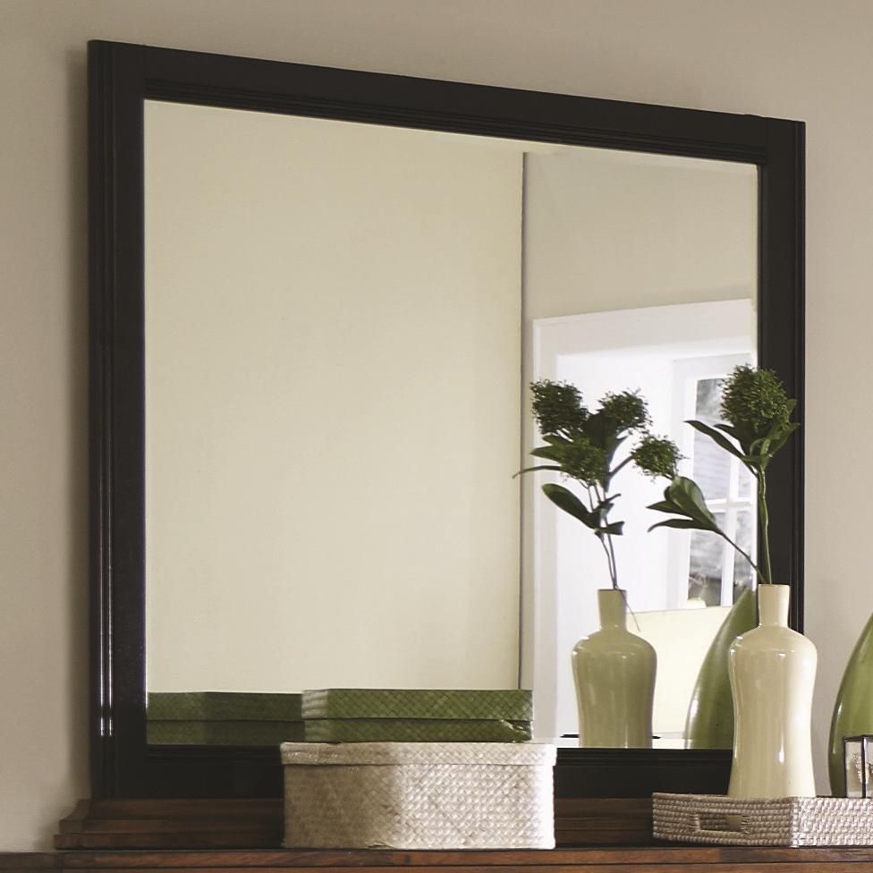 Medium Brown Wood Wall Mirrors For Recent Brown Wood Mirror – Steal A Sofa Furniture Outlet Los Angeles Ca (View 12 of 15)