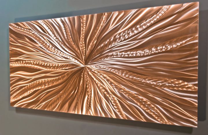 Metal Wall Art – Copper Wall Art – Inlight Decorations – Paintings Pertaining To Recent Copper Metal Wall Art (View 15 of 15)