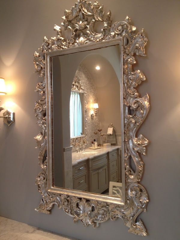 Metallic Gold Leaf Wall Mirrors Pertaining To Latest Linde Browning Design: Silver Leafed Mirrors (View 15 of 15)